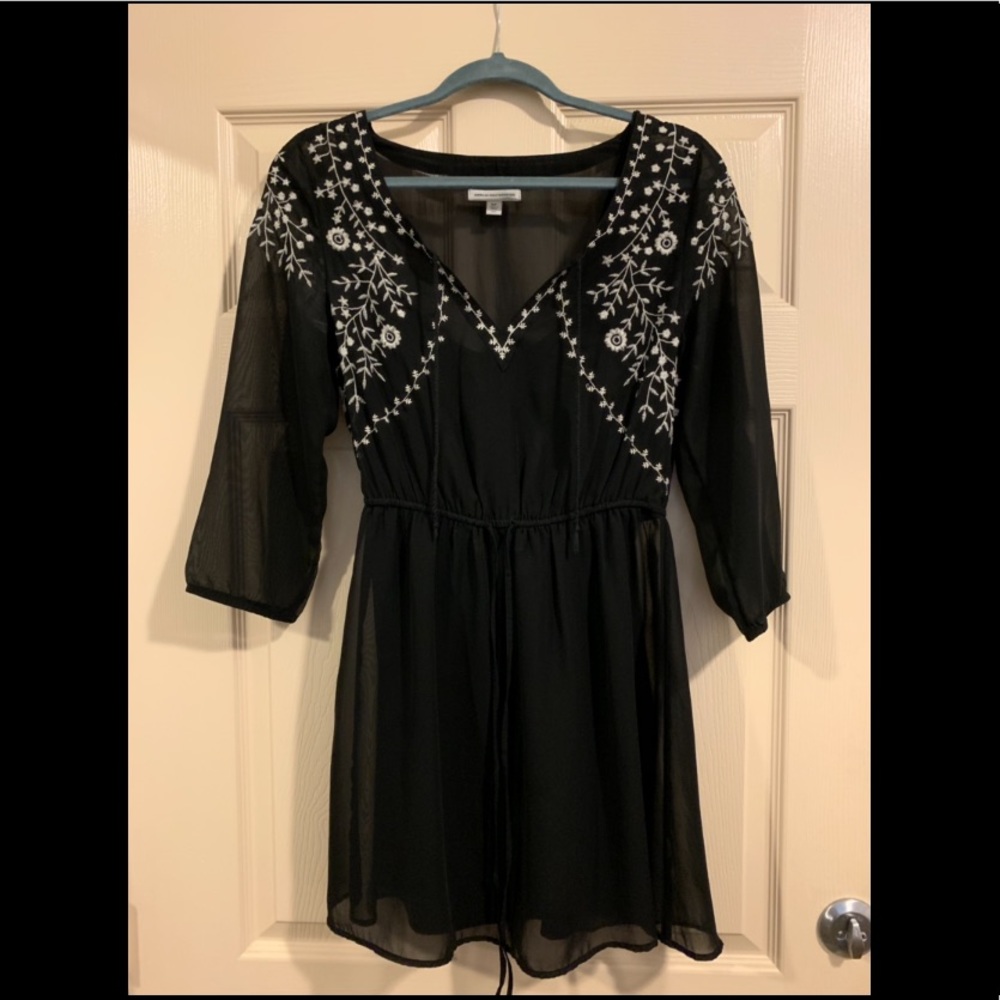 American Eagle Black Summer Dress